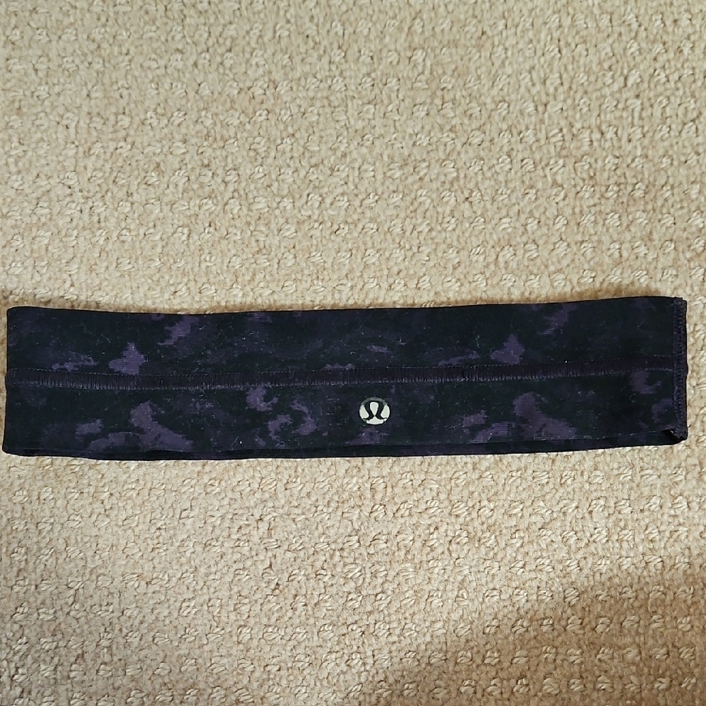 Lululemon Black and Purple Headband
